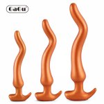 GaGu Silicone Long Anal Plug Dildo With Suction Cup Butt Plug Anus Masturbation Adult Prostate Massager Sex Toys For Woman Men