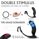 9 Powerful Speeds Silicone Rechargeable Waterproof Prostate Massager Vibrators Bullet Sex Toys For Men Women And Couples