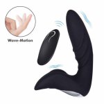 Vibrating Male Prostate Massager Remote Control 12 Vibrations G Spot Vibrator Rechargeable Anal Butt Plug For Male And Women