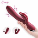 10 Speed G Spot Rabbit Dildo Vibrator  vagina Orgasm Adult Toys USB Charging Powerful Masturbation Sex Toy for Women Waterproof