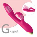 Rabbit Vibrator G Spot Vagina Clitoris Stimulator Sex Toys for Adults Women Silicone Clitoral Pussy Massager Female Masturbator