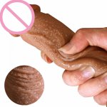 Sex Shop 7/8 Inch Huge Realistic Dildo Silicone Penis Dong with Suction Cup for Women Masturbation Lesbain Sex Toy for women