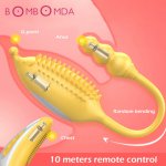Wearable Dildo Vibrator For Women Wireless Remote Panties Vibrating Vagina Egg  Sex Toys for Women G-spot Clitoris Stimulator