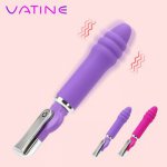 VATINE 20 Frequency Clitoris Stimulator G-spot Massager Female Masturbator Sex Toys for Women Threaded vibrator Dildo Vibrator
