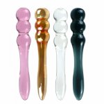 Glass Anal Dildo Long Butt Plug Anal Sex Toys for Woman Man Gay Prostata Massage Glass Dildo G Spot Masturbation Sex Anal Plug
