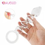 EXVOID Long Penis Vagina G-spot Massager Sex Toys for Women Pyrex Crystal Anal Plug Sex Shop Female Masturbation Glass Dildo
