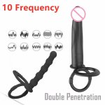 Vibrator Sex Toys for Men Anal Plug Penis Double Penetration Strapon Dildo Vibrator Strap On Penis Adult Sex Toys for Beginner