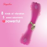 Powerful G-spot vibrator, vaginal clitoral stimulation, 8-speed vibration, 5-speed double-headed vibration, female adult sex toy