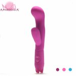 APHRODISIA 10 Speed Silicone Vibration Waterproof G Spot Vibrators For Women Double Stimulating Vibrator Adult Game Sex Toys