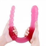 Exotic Toy Extra Long Double Heads Dildo Sex Toys For Women Lesbian Gay Vaginal Anal G-spot Stimulate Flexible Double Penetrate