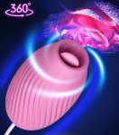 Tongue Oral Licking Vibrators USB Vibrating Egg G-spot Vagina Massage Clitoris Stimulator Sex Toys for Women Sex Shop