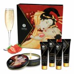 Shunga, Zestaw specyfików erotycznych - Shunga Geisha Sparkling Strawberry Wine