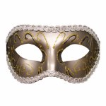 S And M, Maska karnawałowa - S&M Grey Masquerade Mask
