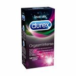 Durex, Prezerwatywy ze środkiem stymulującym - Durex Intense Orgasmic Condoms 10 szt 