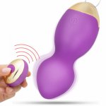 Medical Silicone Kegel Balls for Beginners Kegel Exercise Clitoral Massager Sex Toys for Women 12 Vibration Modes Vaginal Balls