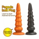 Super Huge Pagoda Anal Plugs Dildo Big Butt Plug Vagina Masturbation Anus Dilator Adult Anal Sex Toys For Woman Man