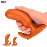 OLO Golden Horn Super Big Anal Plug Butt Plug G-spot Stimulate Huge Erotic Toys Prostate Massager Sex Toys