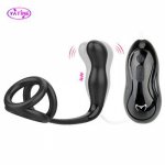 VATINE Sex Shop Remote Control Cock Ring Anal Plug Vibrator Sex Toys Sex Tools For Couples Butt Plug Erotic Masturbator For Man