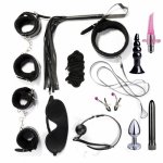 Sex Bullet Vibrators Sex Toys For Couples Slave SM Restraint Bondage Kits Anal Plug Finger Dildo Vibrator Whip Gag Adult Games