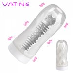 VATINE Sex toy for Men With Bullet Vibrator Male Masturbator Cup Vacuum Sex Cup Vagina Adult Endurance Exercise