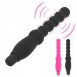 10 Speeds G-Spot Stimulator Erotic Sex Toys for Women Man Prostate Massager Butt Plug  Bullet Vibrator With Anal Beads Clitoris