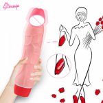 Soft Dildo Vibrator Realistic Dildo Big Dick Penis Vibarting Vagina Massager Vibrators Clitoris Stimulator Sex Toys for Woman