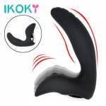 IKOKY 10 Speed Adult Products Men Anal Plug Prostate Massager Sex Toys for Men Butt Plug Powerful Motors Anal Vibrator
