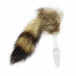 Fox, Anal Toys Fox Tail For Couple Glass Anal Plugadult Crystal pers Rush Butt Plug Intimate Special Cp Toys