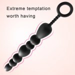 XL Big Anal Plug Men Prostate Massager Anus Pull Bead Oversize Anal Beads Silicone Butt Plug Sex Toys For Woman Dildo Butt plug