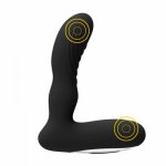 pretty love Anal vibrator Prostate massager Anal sex toys Vibration Anal Beads Plug 12 Mode Silicone Butt Plug Sex toys for men