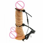 Electr Shock Stimulator Accessories Penis Ring Adult Sex Toys For Men Electro Penis Stimulation Lock Cock Ring Cbt BDSM