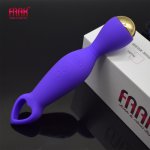 Faak, FAAK double vibrator silicone clit stimulate lesbian masturbate Hand pull vibrating anal dildo double head vibration sex toys