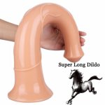 Huge Stallion Simulation Penis Anal Plug With Suction Cup Dildo Adult Products Female Massage Masturbation Device
