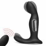 Vibrating Prostate Massager 9 Vibration Modes for Anal Pleasure, Waterproof Anal Vibrator Prostate Male Sex Toy Rechargeable