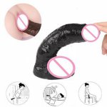 Realistic Dildos Big Dildos with Strong Suction Cup for Hand-Free Play Vagina G-spot Anal Simulate Brown Adult Sex Toy for Women
