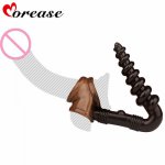 Morease, Morease Penis Rings Silicone Anal Plug With Spiral for male Butt Plug Sex Toys for male Anus Backyard Beads Anal Balls G-spot