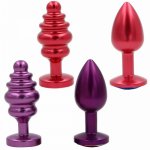 High Quality Metal Anal Plug Stainless Steel Anal Beads Butt Plug Protate Adult Sex Toys for Woman Men Gay Sex Products
