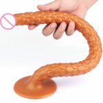 Silicone Super Long Anal Plug Dildo Prostate Massager Suction Cup Female Masturbation Anus Expansion Butt Plug Sex Toy For Women