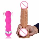 Strap on Dildo for Woman Mini AV Vibrator Realistic Dildo with Suction Cup Penis Erotic G Spot Anal Massage Lesbian Masturbator