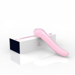 Pink Wand Vibrator Powerful Skin-Friendly Silicone Sex Toy Tongue Vibrator Rotating Dildo For Women Intimate Goods In Sex shop