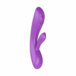 12 Flapping and Vibration Double-headed Vibrator G Spot Stimulation Clitoral Massager Female Masturbation Flirt Sex Toy