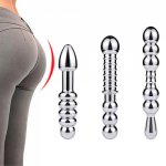Metal Butt Plug Prostate Massager Anal Dilator For Men And Women Double-headed Anal Plug Masturbation Alternative Adult Sex Toys