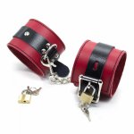 Leather Bonage Belt Hand Ankle Cuffs Slave Restraints Adult Games Fetish Sex Tools For Couples Handcuffs Erotic Toys