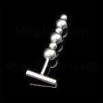 316L Stainless Steel Anal Beads Plug Metal Anus Expander Butt Plug Prostate Massager Adult Sex Product For Women Men Gay