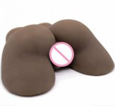 Sex doll black big Ass girls pussy silicone realistic big ass male sex dolls Dual channel Vagina&anus sex toys for men love doll