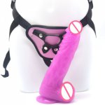 Women's Wear Anal Plug Adult Sexy Aid Solid Wearable Fake Penis Sexual Masturbation Device Realistic Dildo big dildo for women
