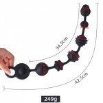 42.5cm Anal Plug Vibrator Anal Beads Sexual-Toys Dilatator Vibrator Dildo Sex-Toys Prostate Massager Buttplug G Spot Stimulation