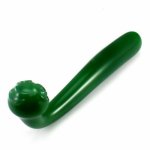 Green Pyrex Glass Dildo Sex Toys for Women Crystal Masturbator for Female Vaginal and Anal Stimulation Pleasure Wand Lucid Dildo