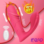 Wearable Dildo Vibrator for Women Female Masturbator Panties G Spot Clitoris Stimulator Remote Control Panties Adult Sex toys