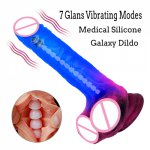 Vibrating Silicone Dildo Vibrator Dildos for Women Realistic Suction Cup Dildo G-Spot Stimulator Female Masturbation Cock Penis